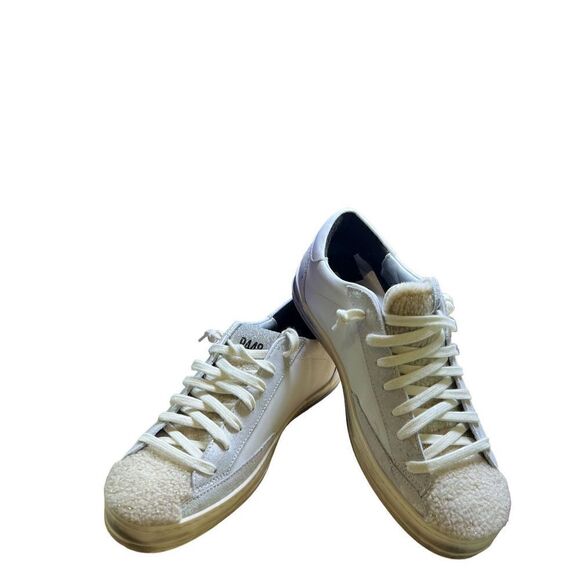 P448 Made in Italy John M Leather Sneaker NIB Size 39 - Picture 1 of 10